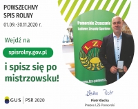 Powszechny Spis Rolny 2020 jest obowiązkowy dla rolników, ale dotyczy nas wszystkich!